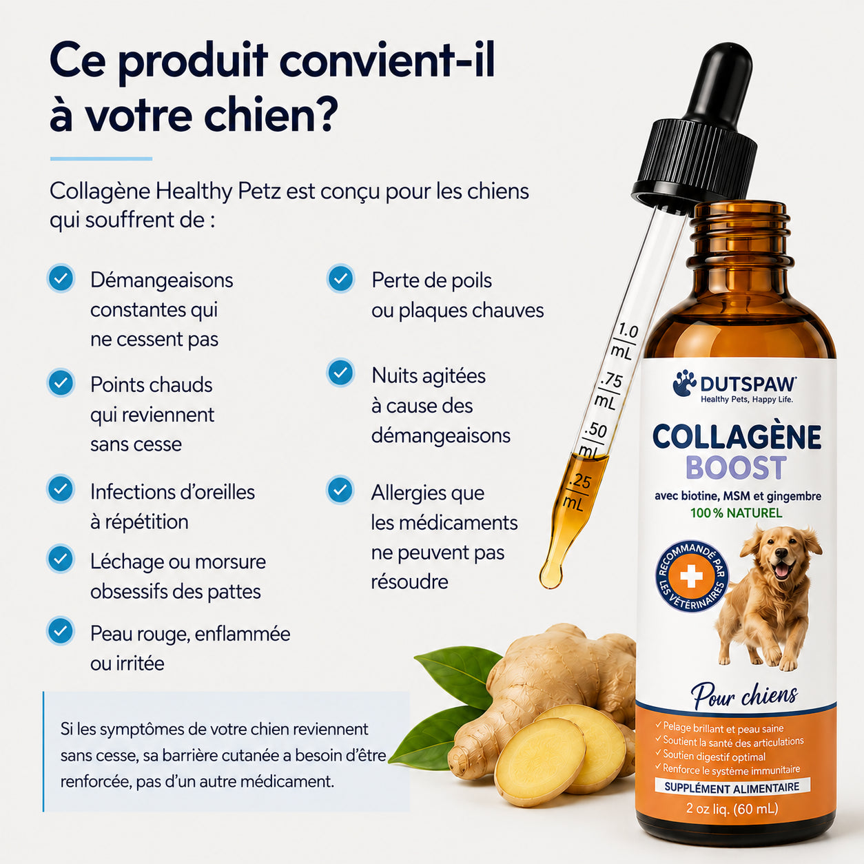 Healthy Petz Collagène Liquide Premium