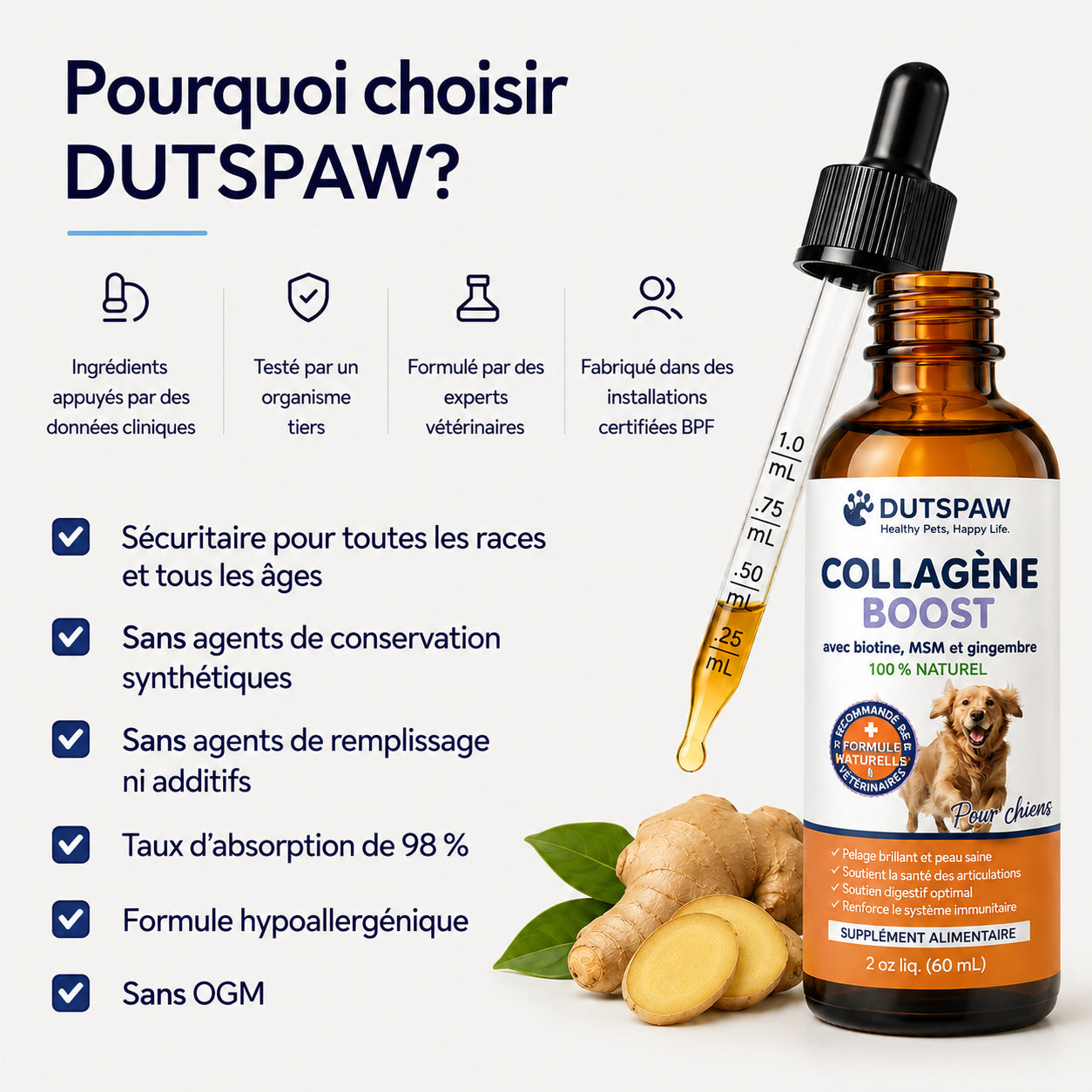 Healthy Petz Collagène Liquide Premium